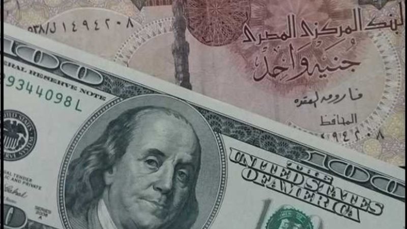 سعر الدولار مقابل الجنيه المصري