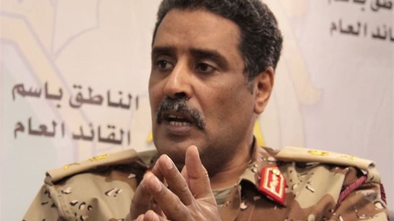 الناطق باسم الجيش الوطني الليبي اللواء أحمد المسماري