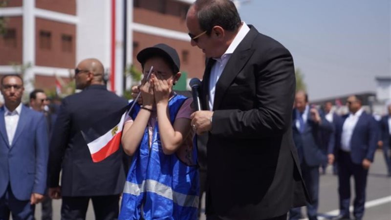 السيسي في بني سويف