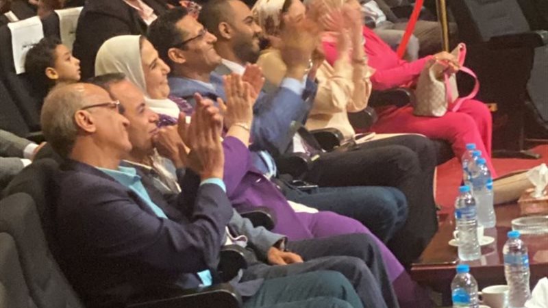 وزيرة التضامن الإجتماعي وجانب من الحضور