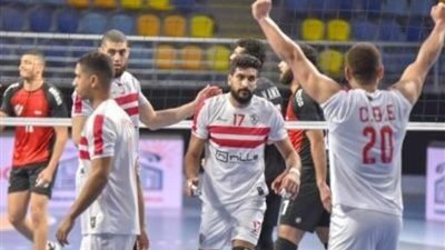 الزمالك ينهي أزمة قيد لاعبي فريق الطائرة