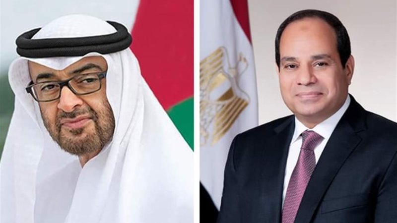 الرئيس السيسي والشيخ محمد بن زايد