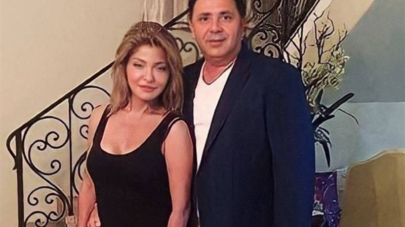 الفنانة علا غانم وزجها