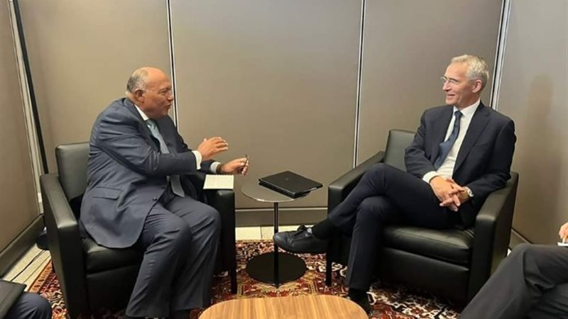وزير الخارجية والسكرتير العام لحلف الناتو