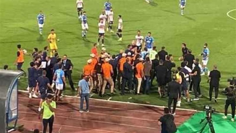 أحداث مباراة بيراميدز والزمالك