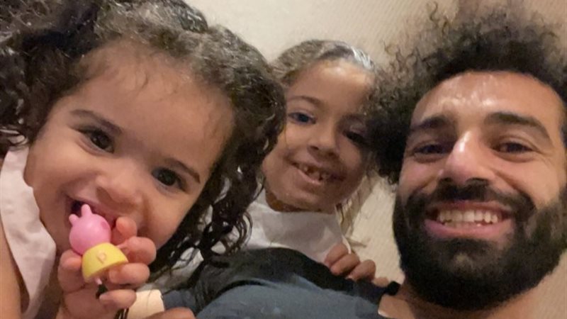 محمد صلاح وبناته