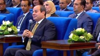 الرئيس السيسي: أشكر الجمعيات الأهلية على دورها المحوري في المجتمع.