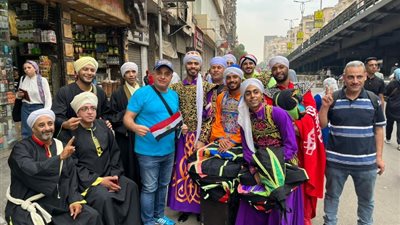 بالتنورة.. فرقة «الثقافة الشعبية» تشارك في احتفالات أكتوبر ودعم الرئيس