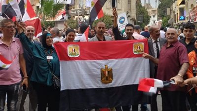 الآلاف يتوجهون لميدان الفسطاط بمصر القديمة للاحتفال بنصر أكتوبر