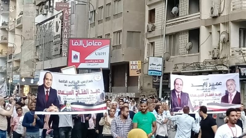 احتفالات أكتوبر في شوارع القاهرة