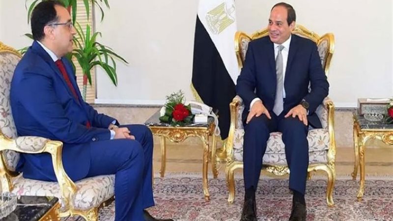 الرئيس السيسي ورئيس مجلس الوزراء