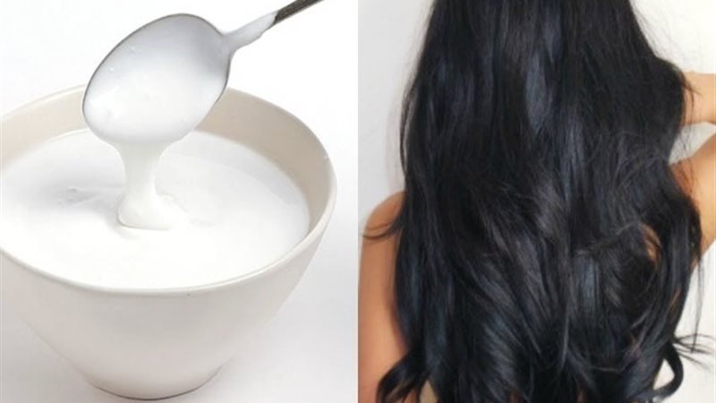 أضرار الزبادى للشعر