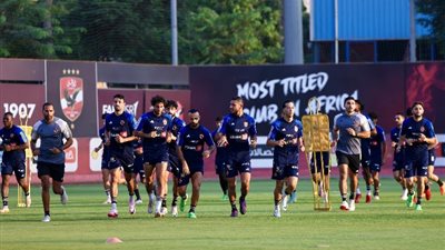 كواليس مران الأهلي استعدادا لمباراة مودرن سبورت في الدوري