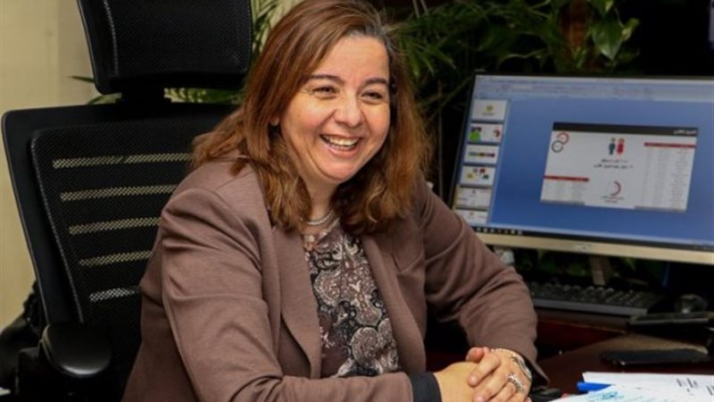 مى عبد الحميد الرئيس التتفيذى لصندوق الإسكان الاجتماعي