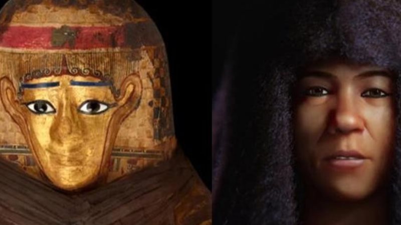 الصورة المزعومة لامرأة مصرية عاشت قبل 1500سنة