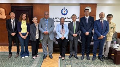 لبحث سُبل التعاون المُشترك، أكاديمية البحث العلمي تستقبل سفير اليابان بالقاهرة