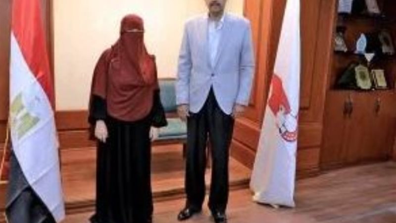 استقبل اللواء عبد الفتاح سراج، محافظ سوهاج، قبل قليل الدكتو