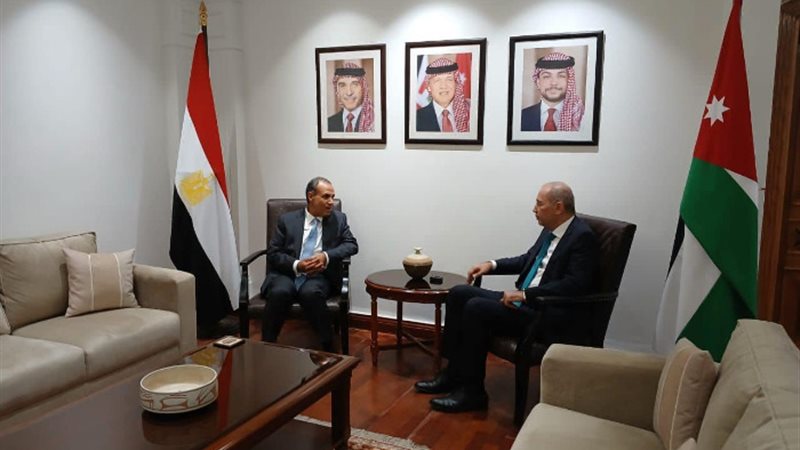 وزير الخارجية ونظيره الأردني