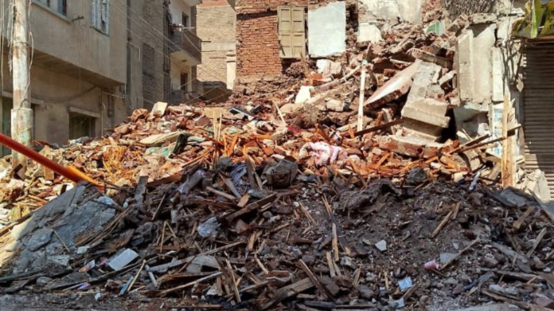 منزل طنطا المنهار