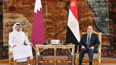 أمير قطر يهنئ الرئيس السيسي بمناسبة ذكرى ثورة 23 يوليو