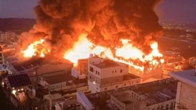 «ولعت تاني»، اشتعال النيران مرة أخرى في مصنع رويال للدهانات بأكتوبر