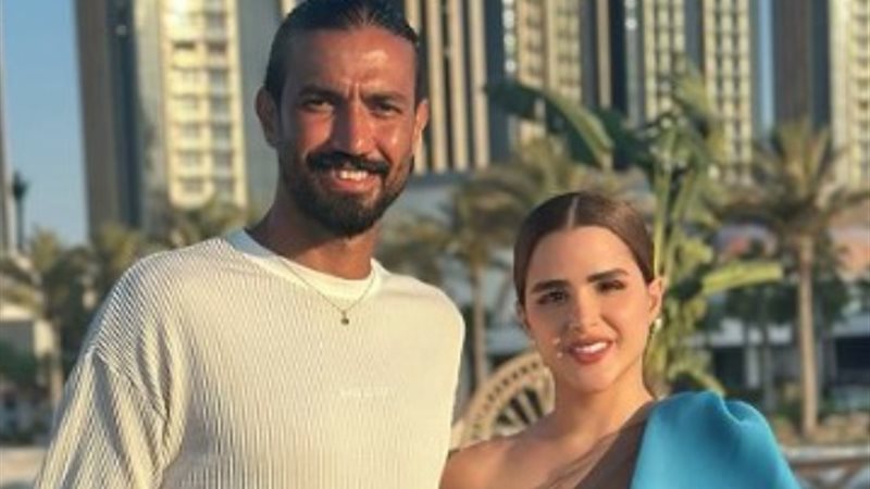 شيما صابر وزوجها رامي صبري