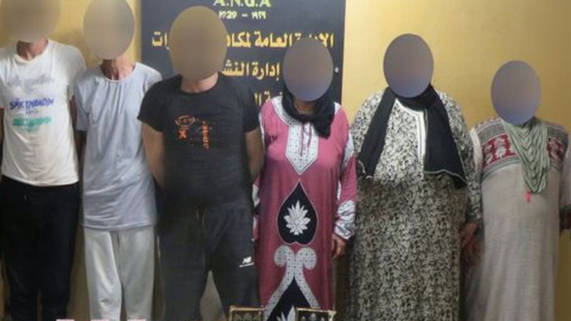 المتهمين والمضبوطات