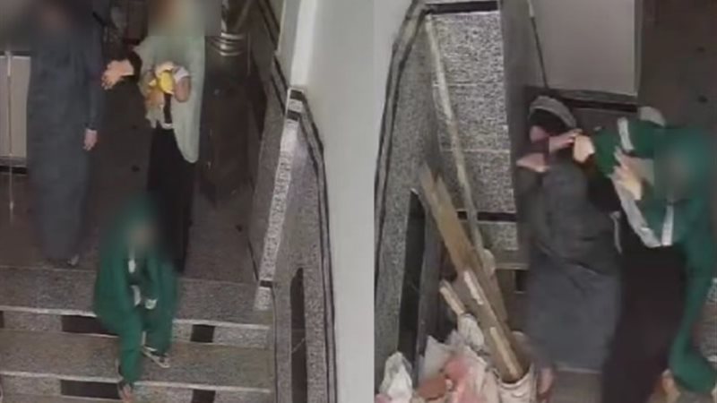 سيدة تتعدى على حماتها بالضرب