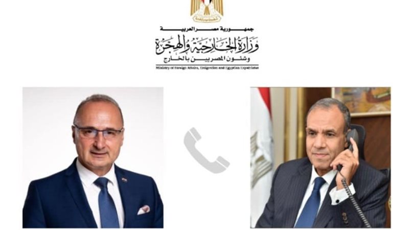 وزير الخارجية بدر عبد العاطي ونظيره الكرواتي