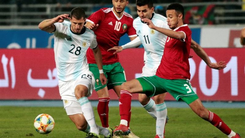 البث المباشر مباراة المغرب الاولمبي والارجنتين الاولمبي في 
