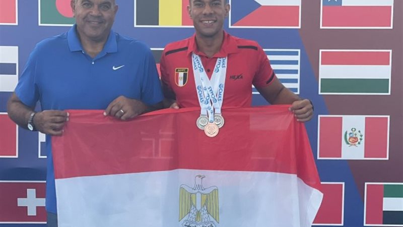 لاعب القوات المسلحة نقيب مهندس محمد طارق محمد حسنين