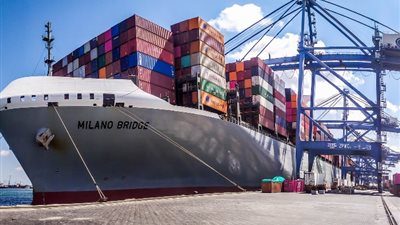 ميناء دمياط يستقبل 15513 طن قمح ويصدر 17636 طن بضائع متنوعة