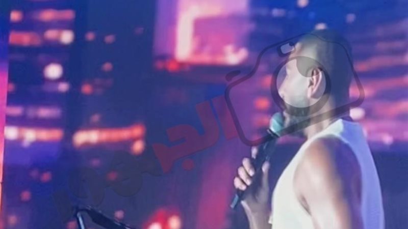 تامر حسني من مهرجان العلمين