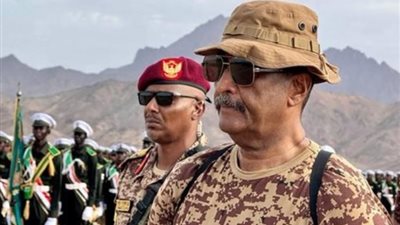 لحظة اغتيال البرهان أثناء تواجده في معسكر للجيش السوداني (فيديو)