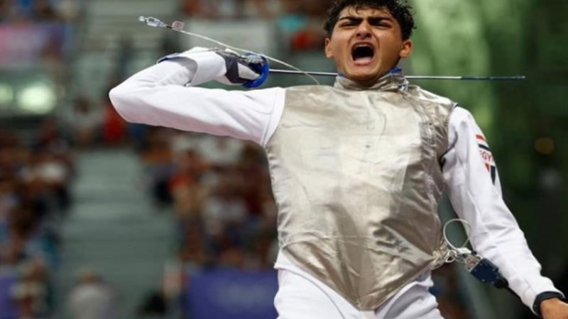 اللاعب عبدالرحمن طلبة لاعب سلاح الشيش
