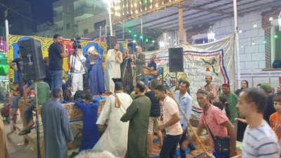 إقبال كبير من مُريدي الطرق الصوفية للاحتفال بمولد الششتاوي في المحلة