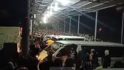 مراسم صلاة الجنازة على المنتجين الثلاثة في الغربية (فيديو)