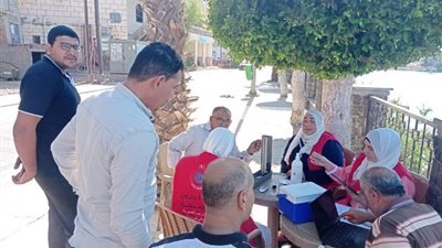 استمرار عمل فريق مبادرة 100 مليون صحة بقرى ومراكز دمياط