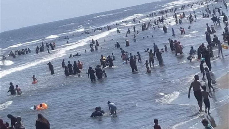 أحد شواطئ مدينة دمياط الجديدة
