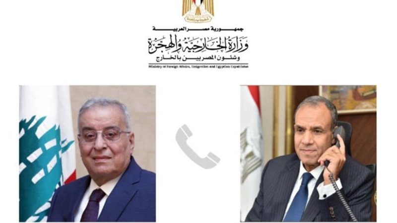 وزير الخارجية ونظيره اللبناني