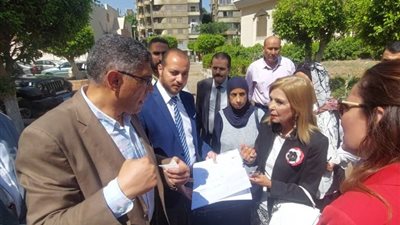 محافظ الجيزة يتفقد حديقة العجوزة ومكتبة ٦ أكتوبر