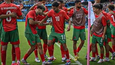 برونزية أولمبياد باريس 2024، المغرب يتقدم على مصر بهدفين في 3 دقائق