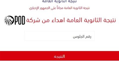 نتيجتك عندنا، إليكم نتيجة الثانوية العامة 2024 برقم الجلوس من الرابط الرسمي