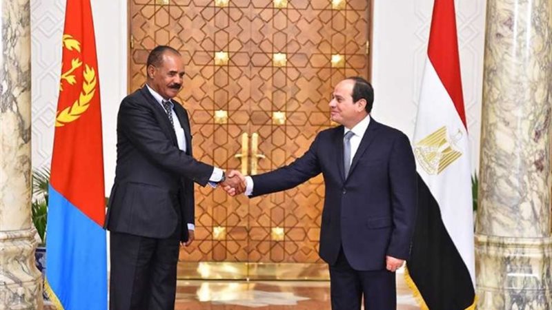 الرئيس السيسي ورئيس إريتريا ـ أرشيفية