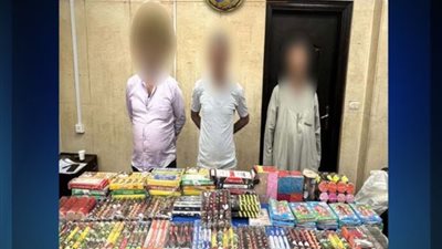 ضبط 5000 قطعة ألعاب نارية في الجمالية والمقطم