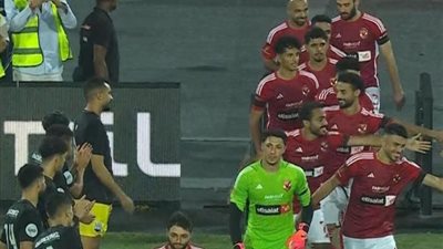 ممر شرفي من فريق زد للأهلي بعد التتويج بلقب الدوري الممتاز (فيديو)