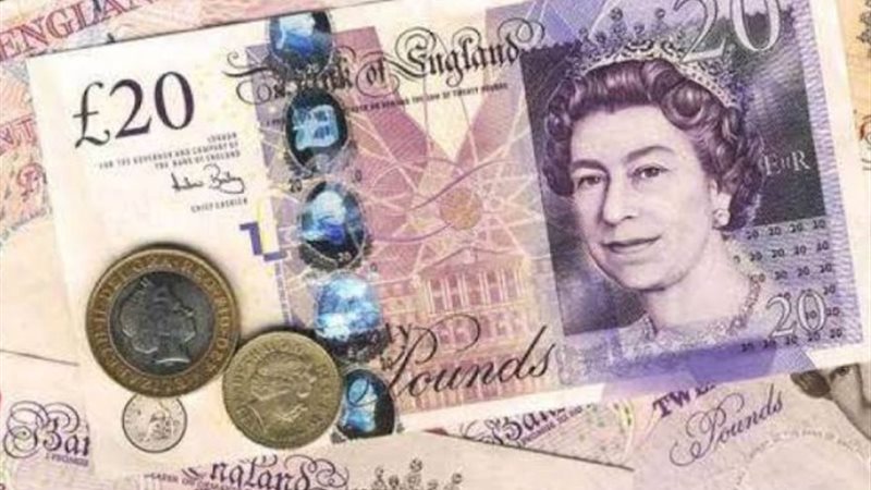 سعر الجنيه الإسترليني في بداية تعاملات اليوم الأحد