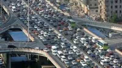 النشرة المرورية اليوم، كثافات بمحاور القاهرة والجيزة