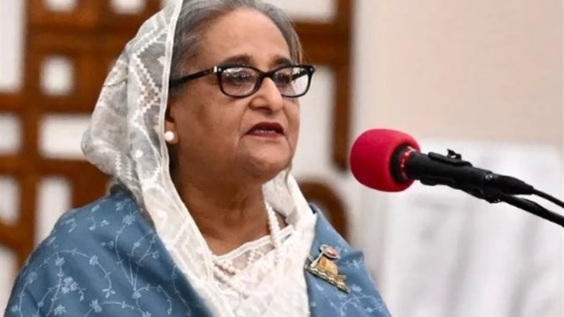 رئيسة وزراء بنجلاديش السابقة، الشيخة حسينة واجد