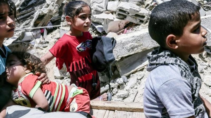 الأطفال في قطاع غزة
